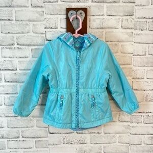 London Fog Reversible Hooded Jacket girls size 3T